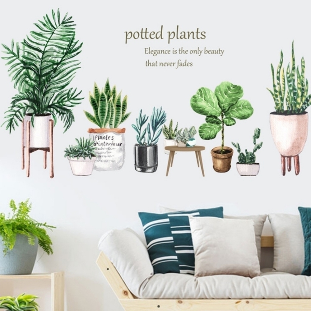 Vinyl Wall Decal HOUSEPLANTS